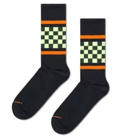 Checked Stripe Sneaker Sock