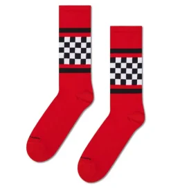 Checked Stripe Sneaker Sock