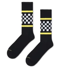 Checked Stripe Sneaker Sock