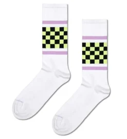 Checked Stripe Sneaker Sock