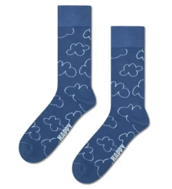 Cloudy Natural Dye Sock