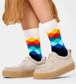 Faded Diamond Sock