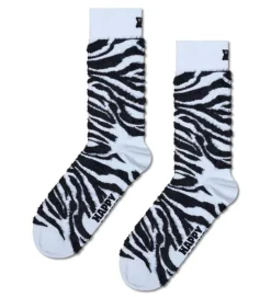 Fluffy Zebra Sock