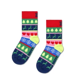 Kids Christmas Stripe Sock