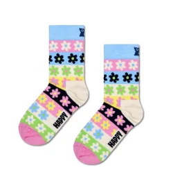 Kids Flower Stripe Sock