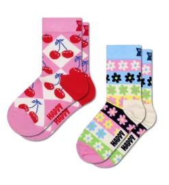 Kids 2-Pack Cherry Socks