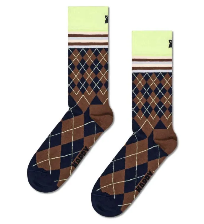 Mixed Argyle Sock