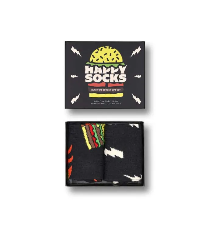 2-Pack Blast Off Burger Socks Gift Set
