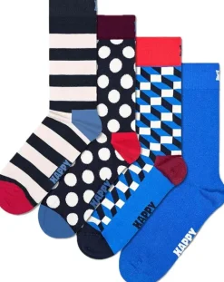 4-Pack Blue Mix Socks