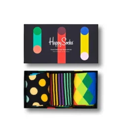 3-Pack Classic Multi-Color Socks Gift Set