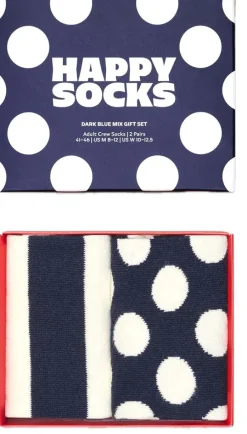 2-Pack Dark Blue Mix Socks Gift Set