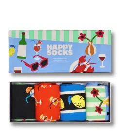 4-Pack Fancy Dinner Socks Gift Set