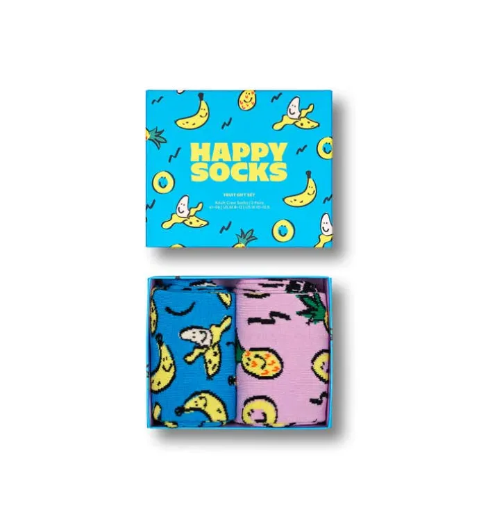 2-Pack Fruits Socks Gift Set