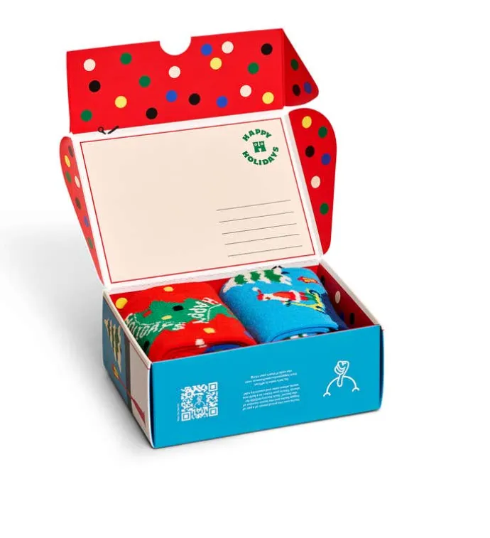 2-Pack Happy Holidays Socks Gift Set