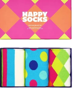 3-Pack Light Blue Mix Socks Gift Set