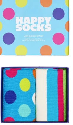 2-Pack Light Blue Mix Socks Gift Set