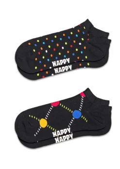 2-Pack Mini Dot Low Socks