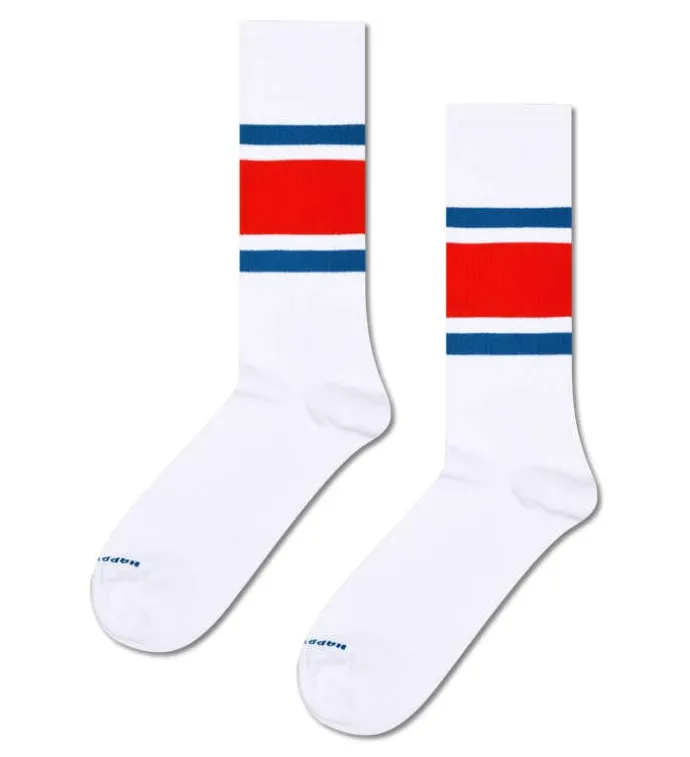 Simple Stripe Sneaker Sock