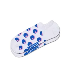 Wave Dot No Show Sock